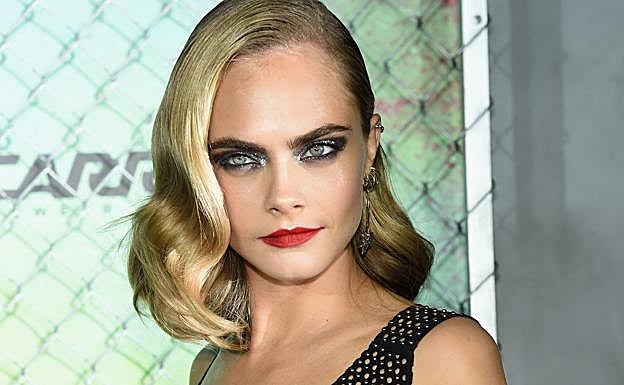 La modelo y actriz Cara Delevingne.