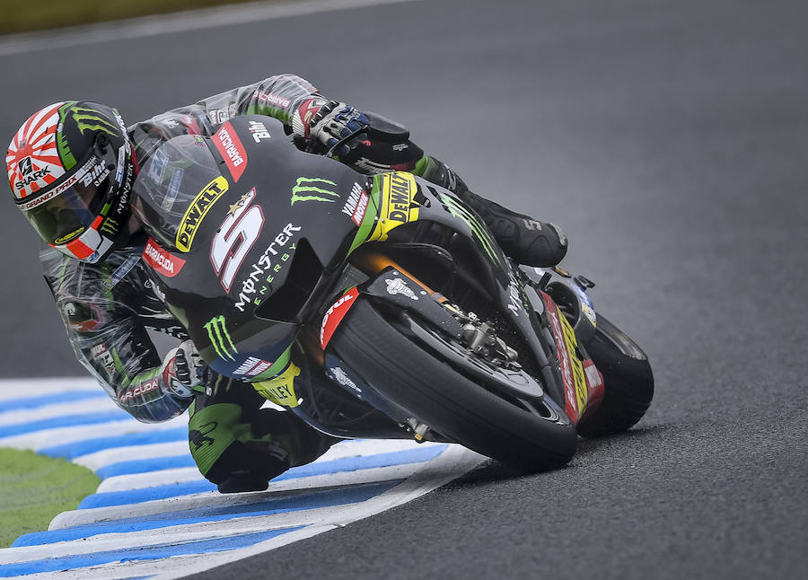 El francés Johann Zarco logró la 'pole' de MotoGP en el circuito de Motegi, por delante del italiano Danilo Petrucci y el español Marc Márquez.