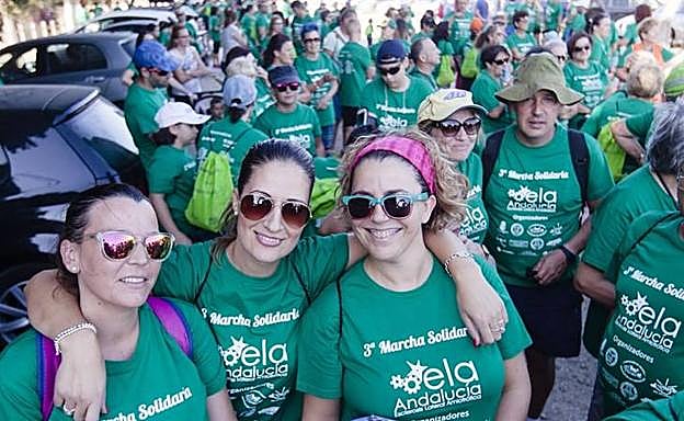 Un millar de personas se suman a la lucha contra la ELA en la III Marcha Solidaria de Venta Gaspar