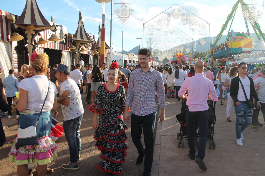 La jornada dio de sí. En familia, con los amigos o en pareja. Los encuentros fraternales siguieron en el ferial como el de la Asociación Jacobea