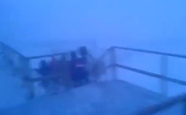 La odisea de unos niños para volver a casa del cole bajo una brutal nevada