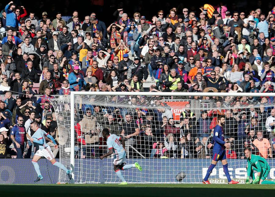 Barcelona y Celta empataron a dos en un partido loco correspondiente a la jornada 14 de Liga. Aspas adelantó al Celta a los 20 minutos pero Messi no tardó en responder marcando el empate. Suárez puso la ventaja pero Maxi Gómez, tras una genial asistencia de Aspas, anotó para poner la igualdad. 