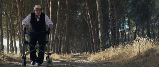 Luis Lafuente pasea por el pinar donde algún día descansará junto a su mujer, Joaquina.