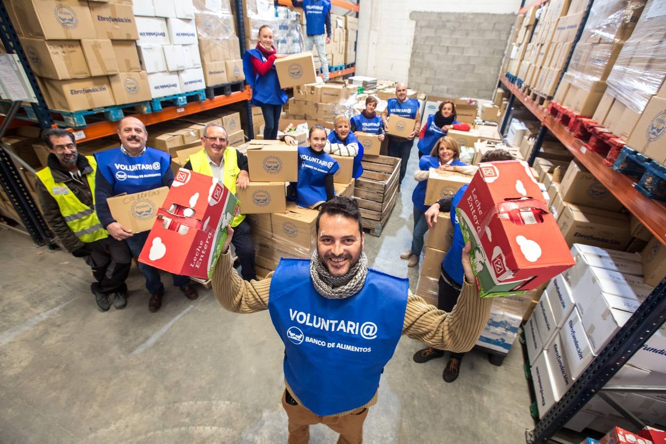 El Banco de Alimentos de Granada logra miles y miles de kilos de comida en la 'quinta gran recogida' de diciembre