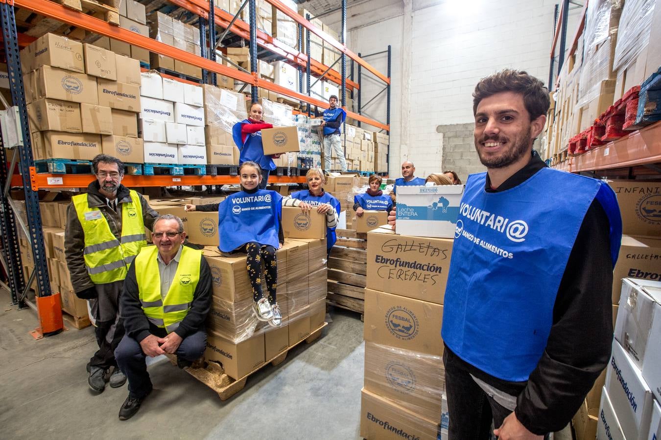 El Banco de Alimentos de Granada logra miles y miles de kilos de comida en la 'quinta gran recogida' de diciembre