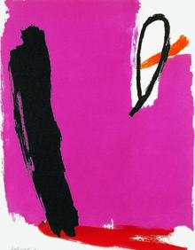 Imagen secundaria 2 - Tres de las estampas de José Guerrero presentes en el catálogo. 