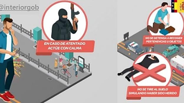 Cómo escapar de un atentado terrorista en España