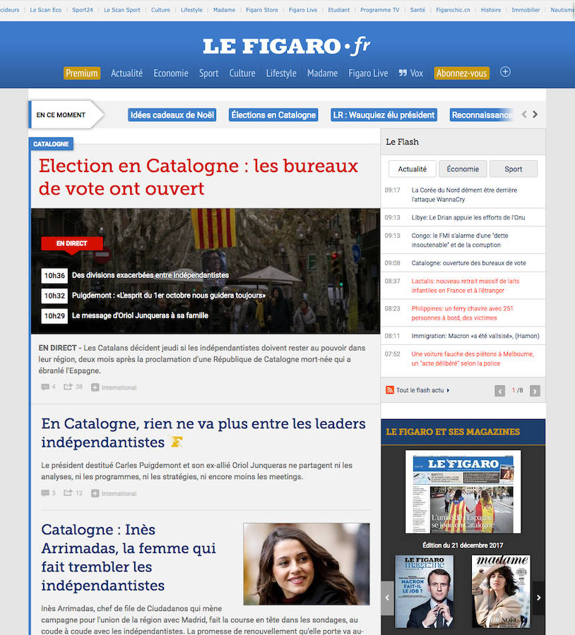 La prensa internacional trata de explicar a sus lectores la situación actual en Cataluña.