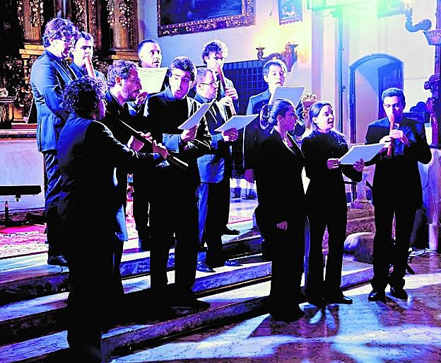 La Danserye y Ensemble Prolationum, que han recreado las melodías de Gaspar Fernández. 