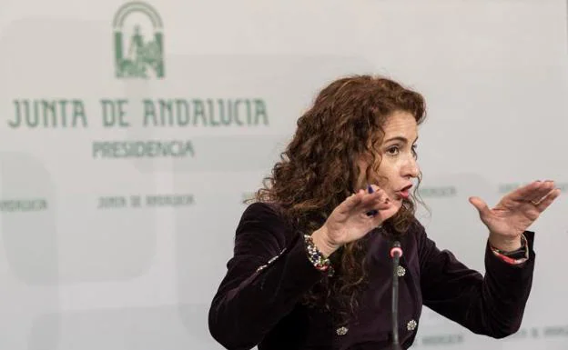 La consejera andaluza de Hacienda y Administración Pública, María Jesús Montero. 