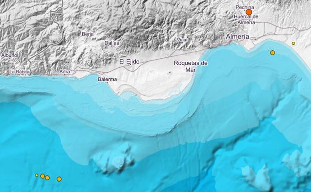 Almería registra varios terremotos en las últimas horas