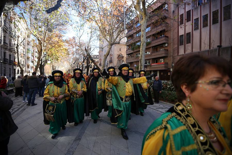 Escenifica tras el acto protocolario la rendición de Boabdil y la entrega de las llaves de la ciudad