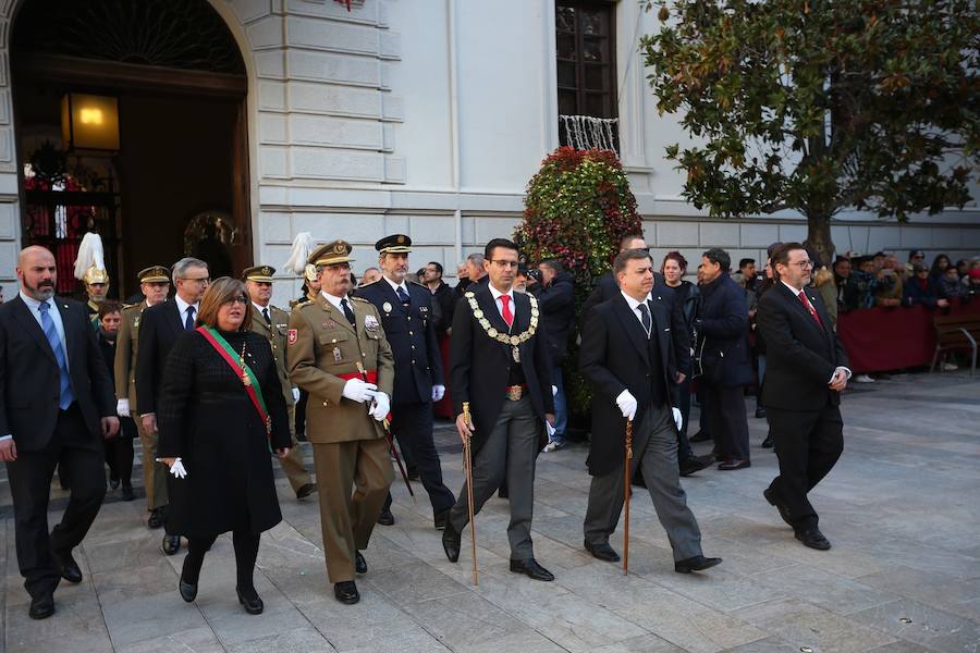 El acto ha repetido el fuerte dispositivo de seguridad de ediciones anteriores en el que han participado policías locales, agentes de la Policía Nacional y antidisturbios