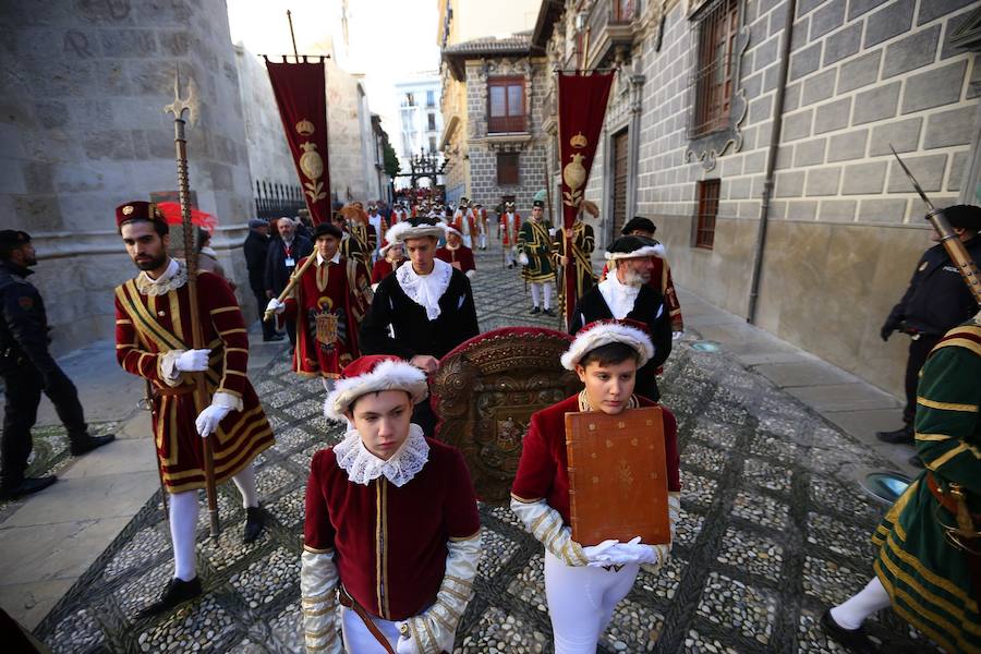 El acto ha repetido el fuerte dispositivo de seguridad de ediciones anteriores en el que han participado policías locales, agentes de la Policía Nacional y antidisturbios