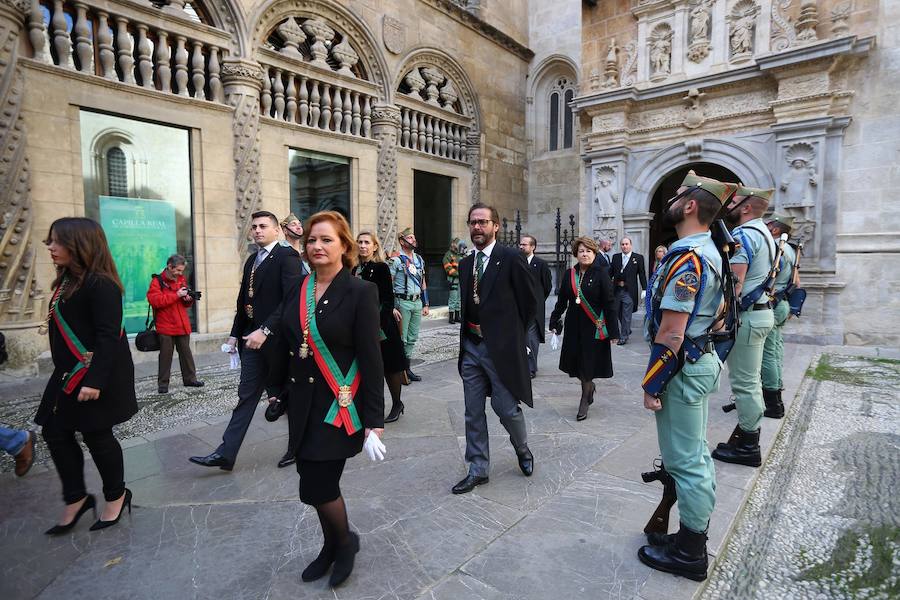 El acto ha repetido el fuerte dispositivo de seguridad de ediciones anteriores en el que han participado policías locales, agentes de la Policía Nacional y antidisturbios