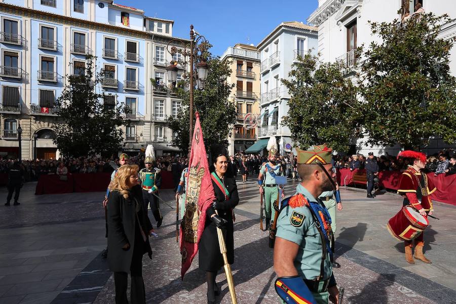 El acto ha repetido el fuerte dispositivo de seguridad de ediciones anteriores en el que han participado policías locales, agentes de la Policía Nacional y antidisturbios