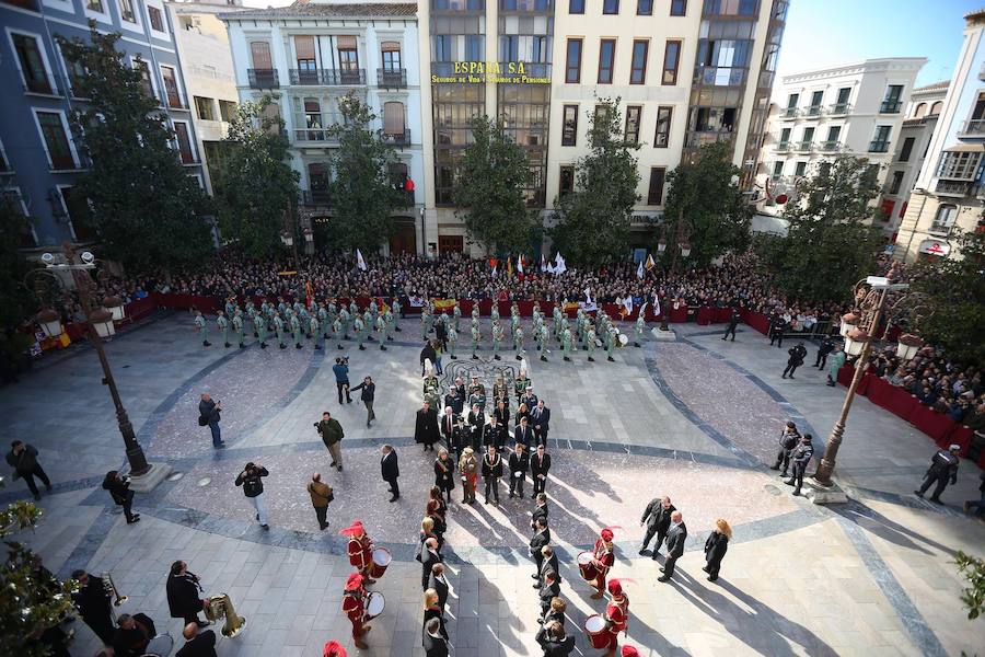 El acto ha repetido el fuerte dispositivo de seguridad de ediciones anteriores en el que han participado policías locales, agentes de la Policía Nacional y antidisturbios