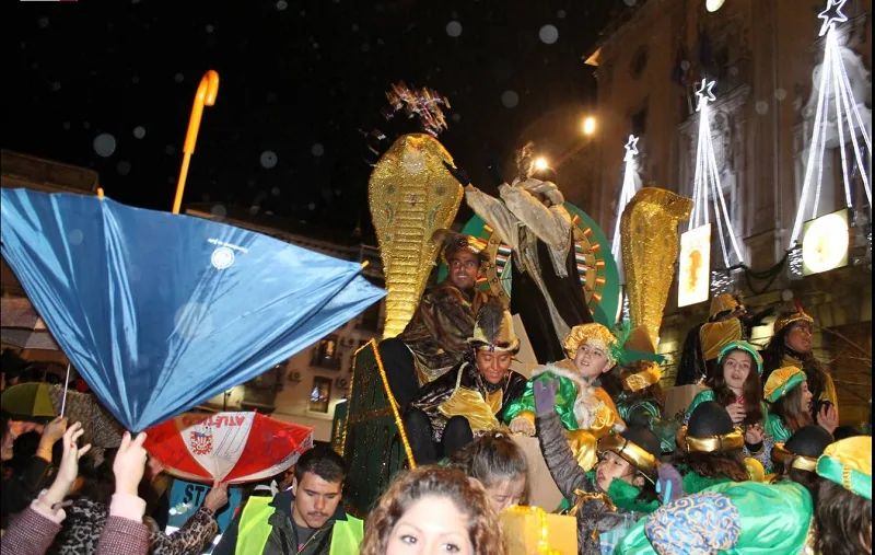 El agua amenaza la Cabalgata de Reyes de Jaén
