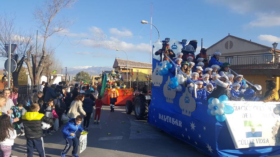 Las carrozas en Cúllar Vega.