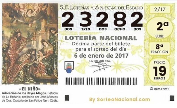 Sorteo de Lotería del Niño: el 23282 es el tercer premio y ha caído en Yecla (Murcia)
