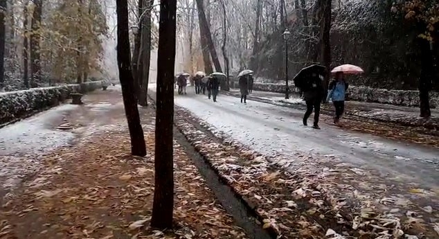 Día de Reyes teñido de blanco en la capital