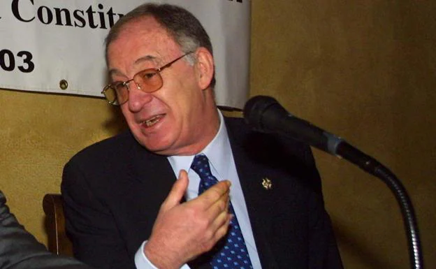 Jerónimo Garvín, en un congreso de juristas en 2003.