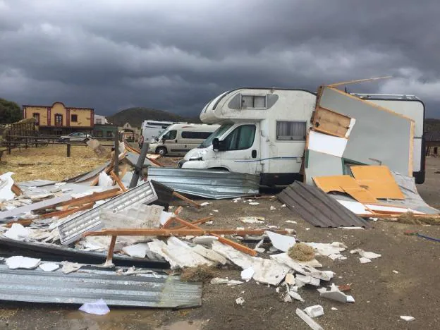 Los estudios Fort Bravo, víctima de otro tornado