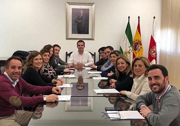 Imagen de archivo de la junta de gobierno local del Ayuntamiento de Almería.