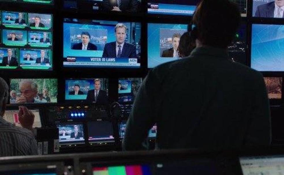 Escena de 'The Newsroom' (HBO, 2012-2014).