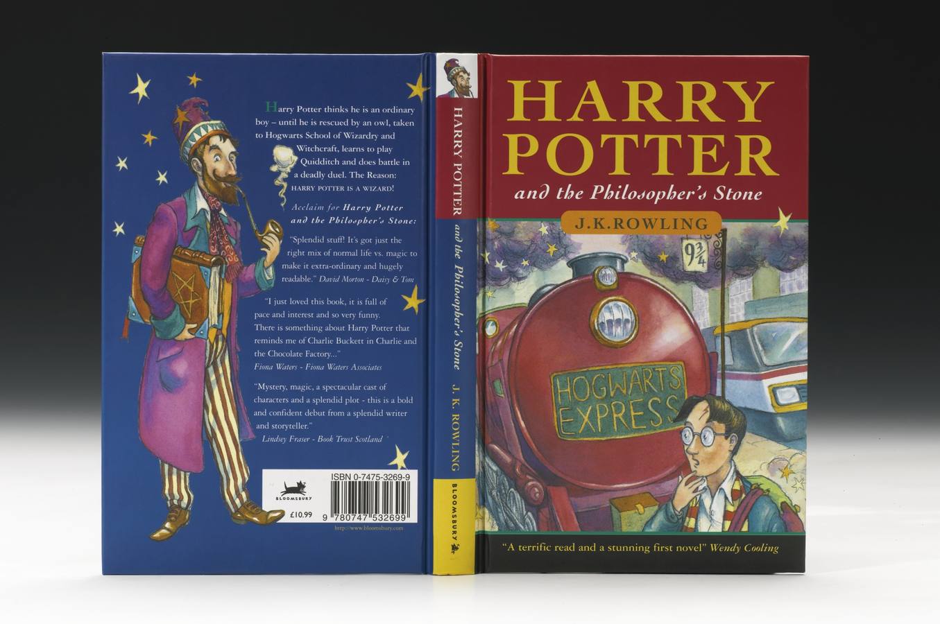 Primera edición de 'Harry Potter y la piedra filosofal' - 50.000 euros