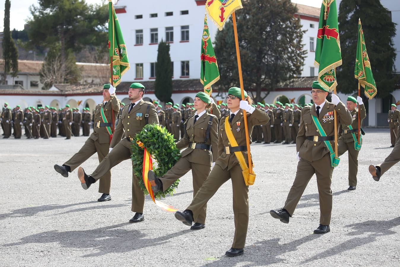 La Agrupación de Apoyo Logístico 21 celebra los 31 años de su creación con un desfile; tienen presencia en misiones internacionales en cuatro continentes