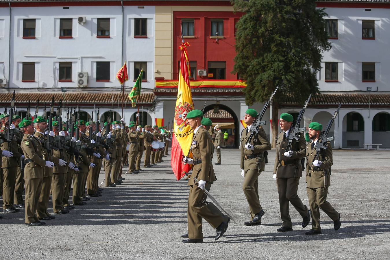 La Agrupación de Apoyo Logístico 21 celebra los 31 años de su creación con un desfile; tienen presencia en misiones internacionales en cuatro continentes