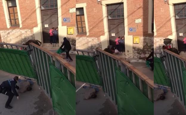 El impactante vídeo de toro volteando un carrito de bebé en un encierro