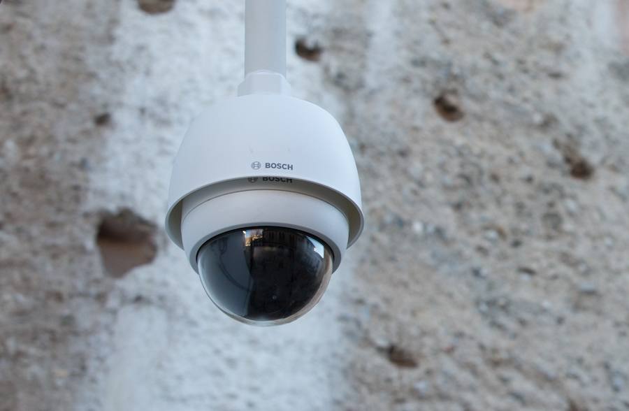 Así es la cámara instalada junto al Arco de las Pesas.