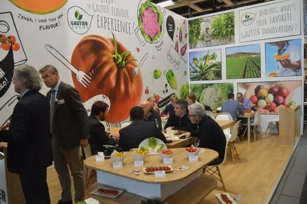 Espacio ocupado por Gautier Seeds en Fruit Logistica, en el que muestra su potencial varietal.