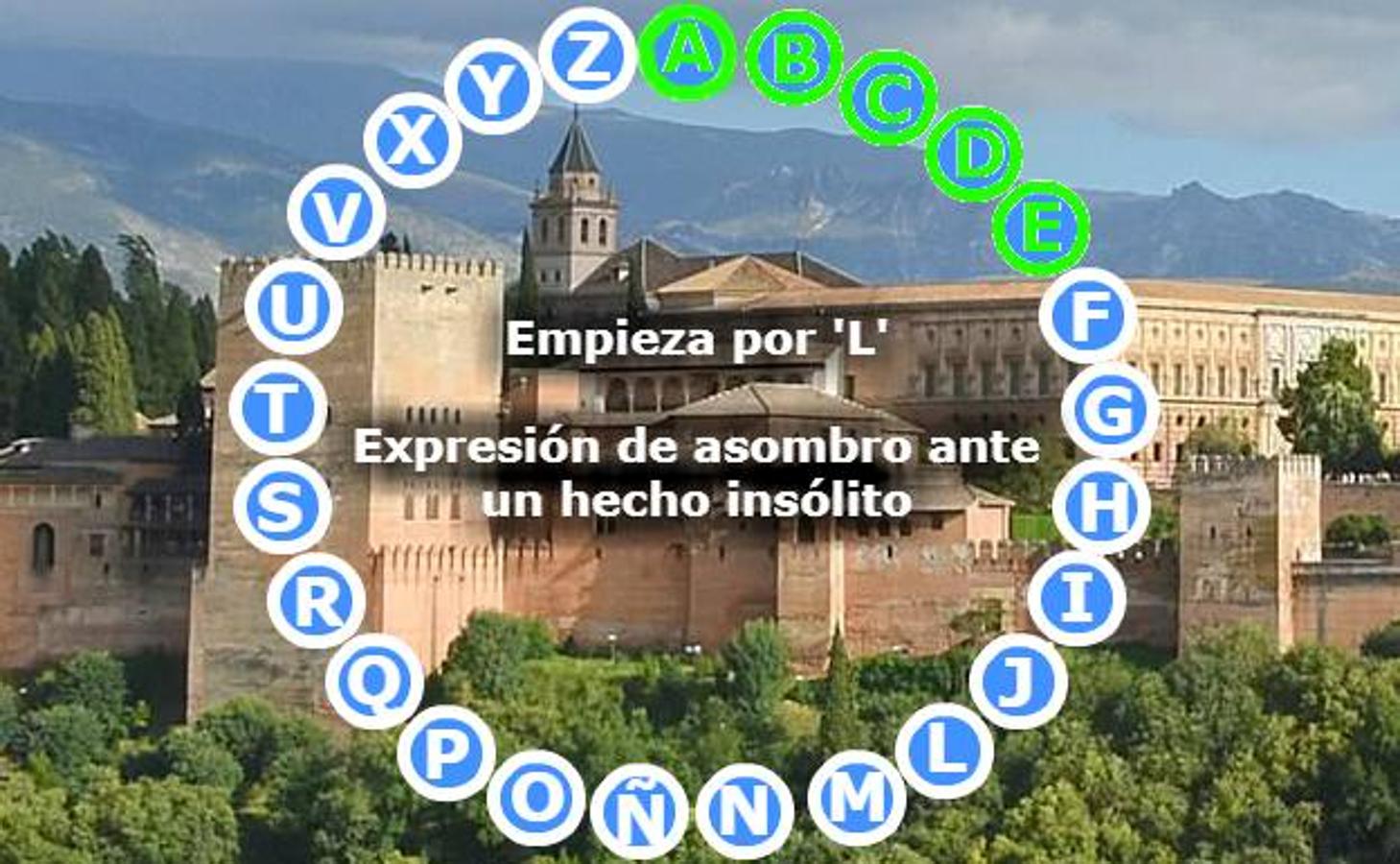 Si Granada tuviera su propio 'Pasapalabra' seguro que las preguntas se parecerían mucho a esto