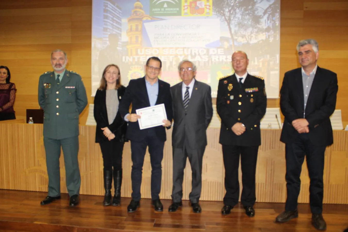 Ayer se entregaron en la Casa de las Mariposas los diplomas del Plan Director para la Convivencia y la Mejora de la Seguridad