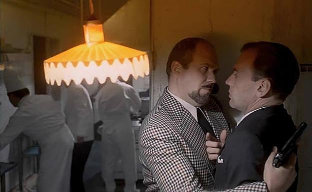 Jean-Louis Trintignant y Gastone Moschin en 'El conformista' (1973).