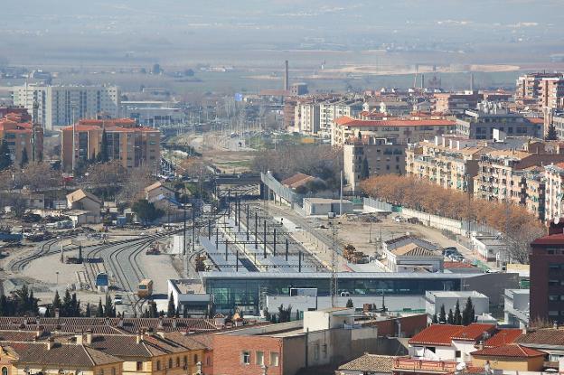 Imagen de la remodelada estación de Andaluces.