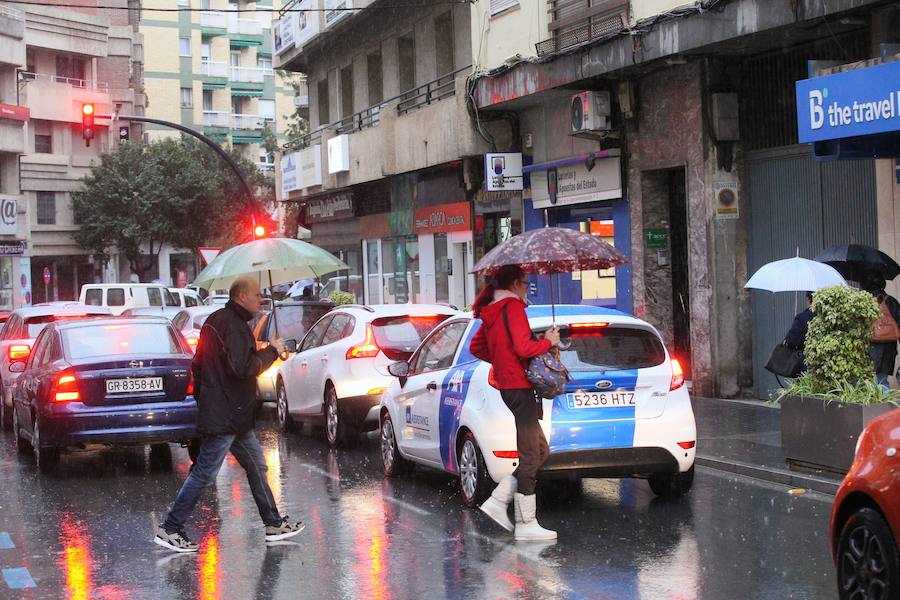 La Costa de Granada, en alerta naranja por lluvias