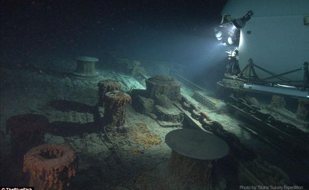 Viaje al fondo del mar para visitar los restos del Titanic