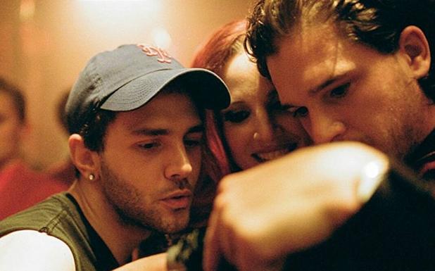 Xavier Dolan, Jessica Chastain y Kit Harington durante el rodaje de 'The Death and LIfe of John F. Donovan' (2018).