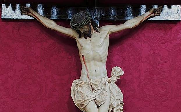 'Cristo crucificado' atribuido a Martínez Montañés y de autoría de los hermanos García.