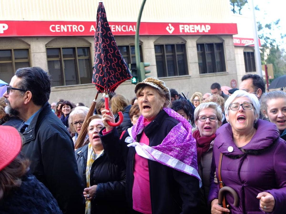 Así ha transcurrido la manifestación por el Día de la Mujer en Jaén