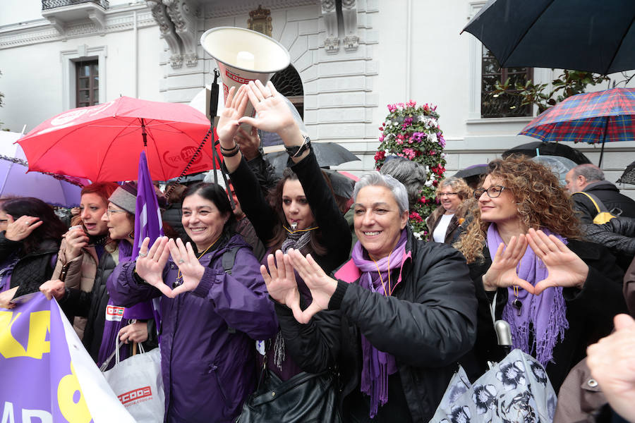 La jornada del 8M se vivió con intensidad en la capital.