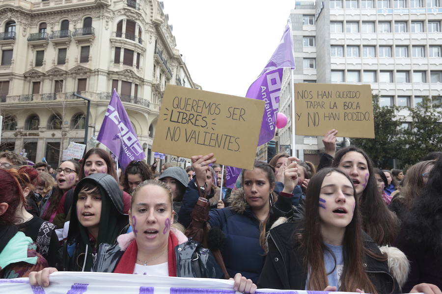La jornada del 8M se vivió con intensidad en la capital.
