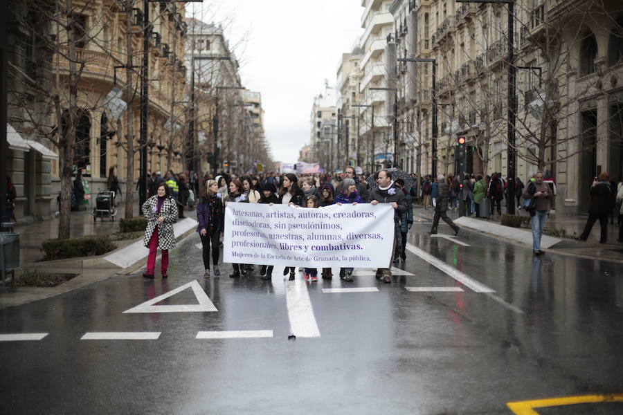 La jornada del 8M se vivió con intensidad en la capital.