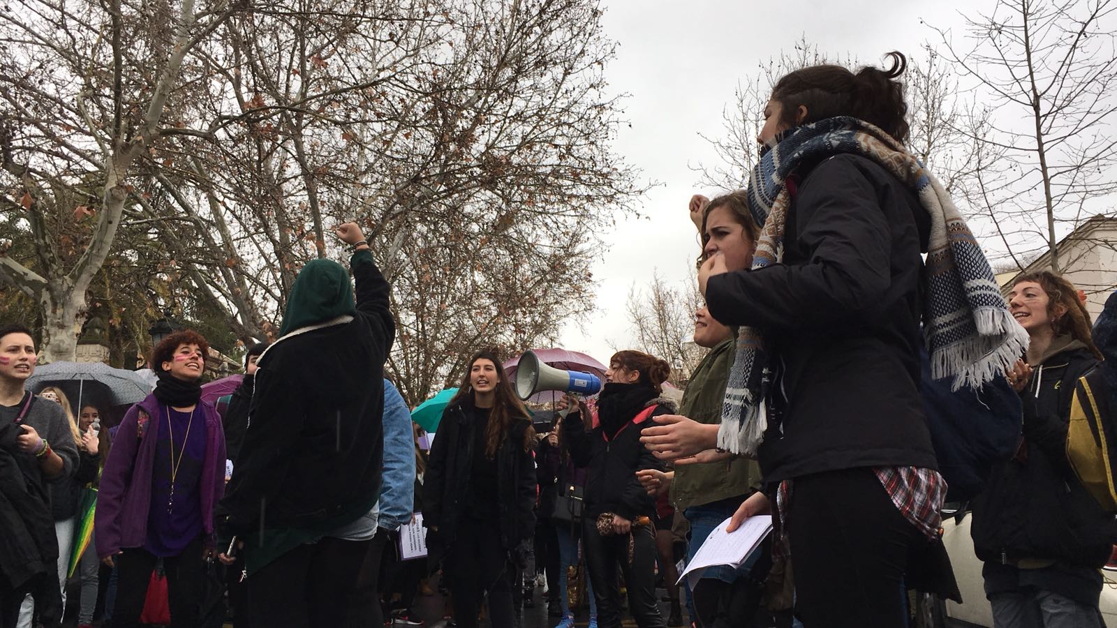 La jornada del 8M se vivió con intensidad en la capital.