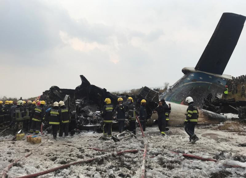 Fotos: El accidente aéreo en Nepal