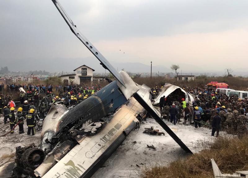 Fotos: El accidente aéreo en Nepal